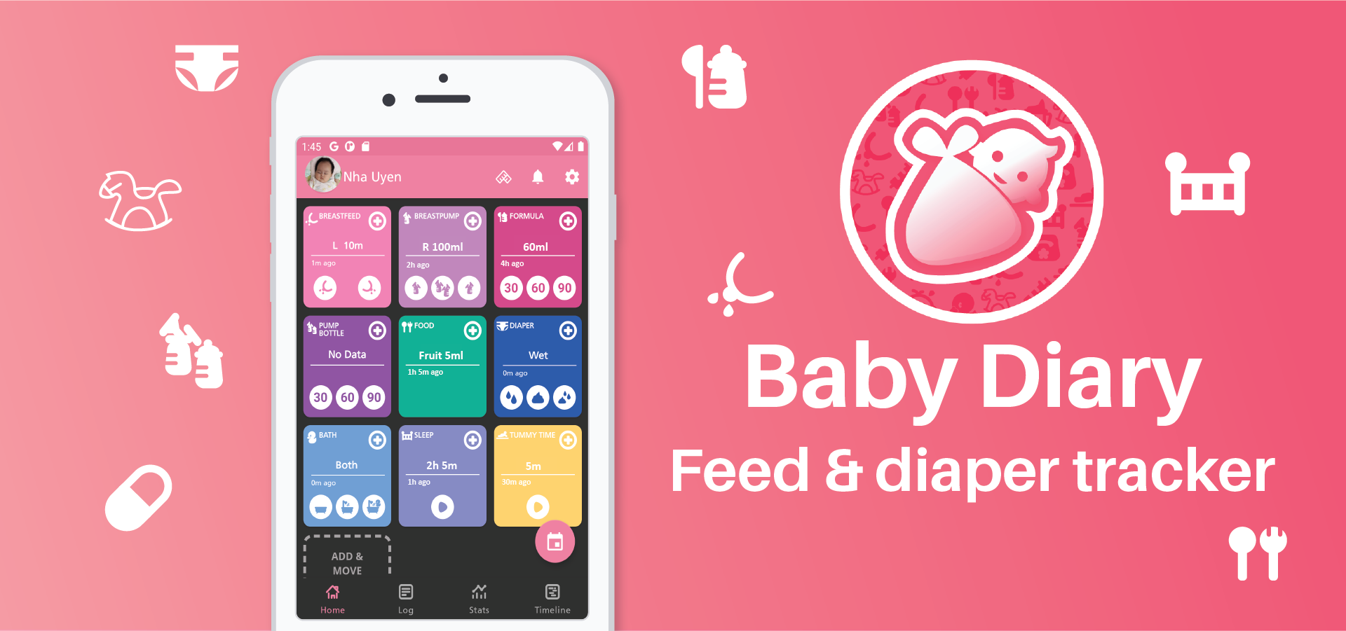 Baby Diary banner